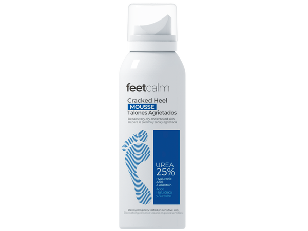 Feetcalm Mousse voor gebarsten hielen 25% ureum