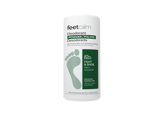 Feetcalm Deodorantpoeder. Voet & Schoen