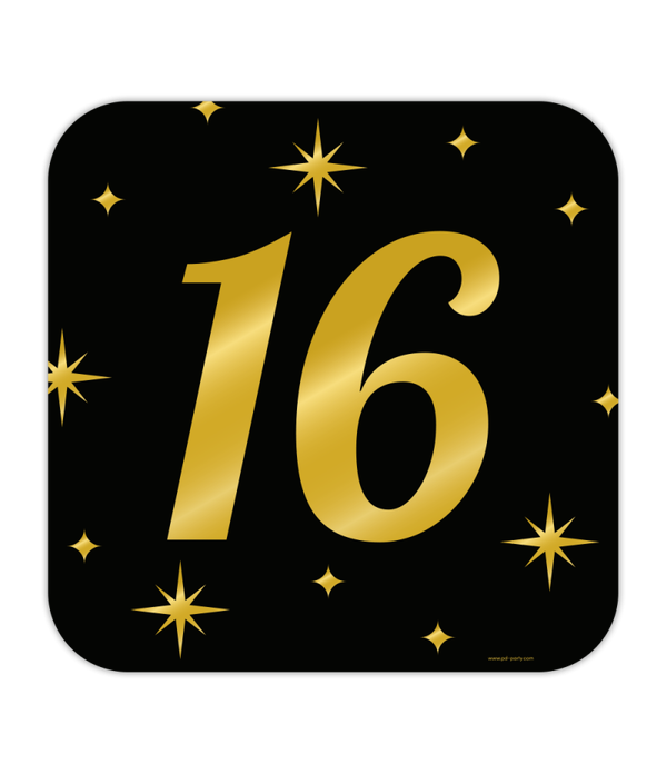 16 Jaar - classy party decoration sign
