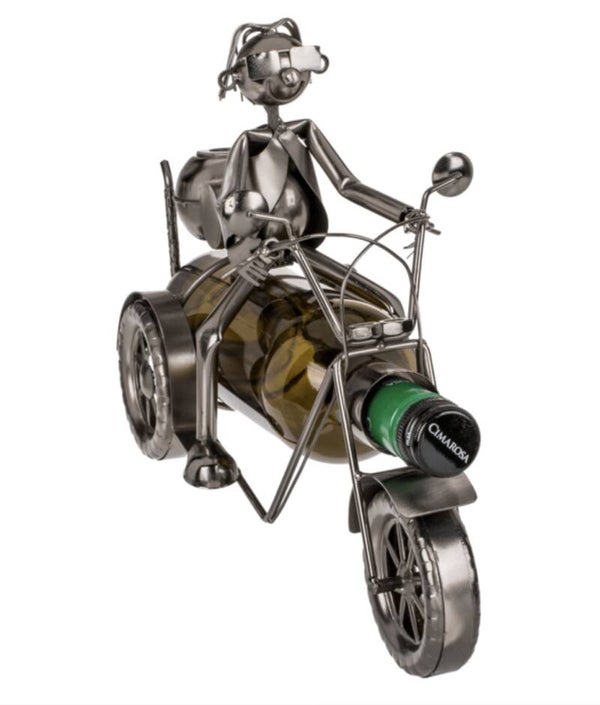 Trike rijder 1 - fleshouder metaal