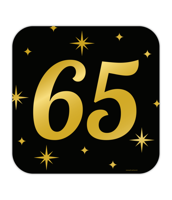 65 Jaar - classy party decoration sign