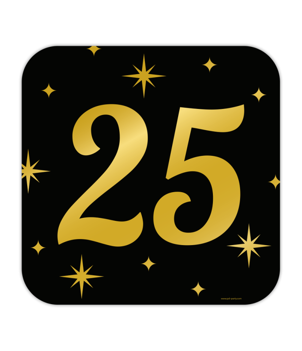 25 Jaar - classy party decoration sign