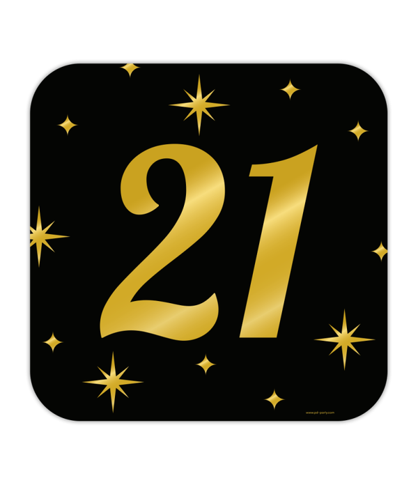 21 Jaar - classy party decoration sign