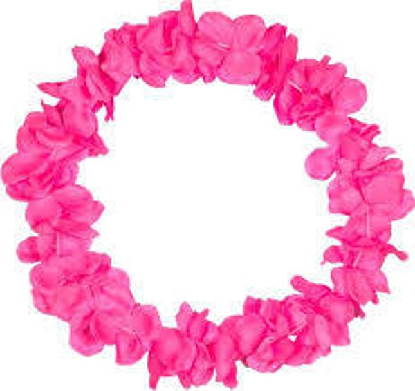 Hawaii krans - roze / pink