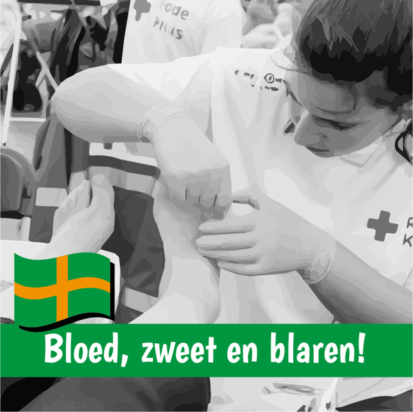 Bloed, zweet en blaren! - onderzetter 4daagse