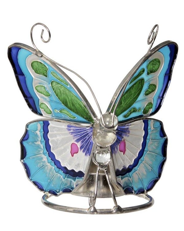 Vlinder - tiffany waxinehouder