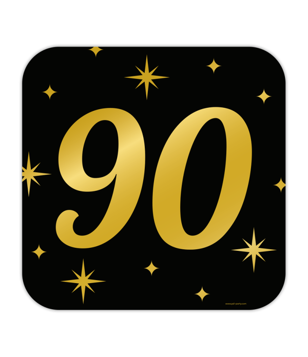 90 Jaar - classy party decoration sign