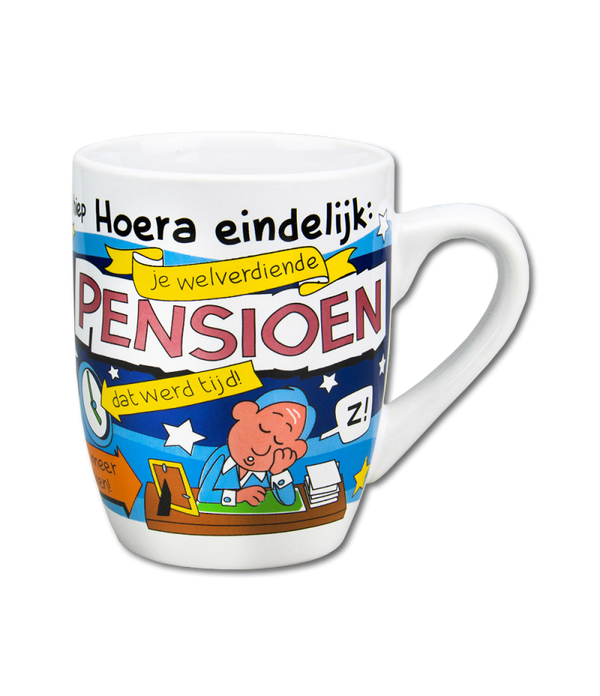 Pensioen - cartoonmok