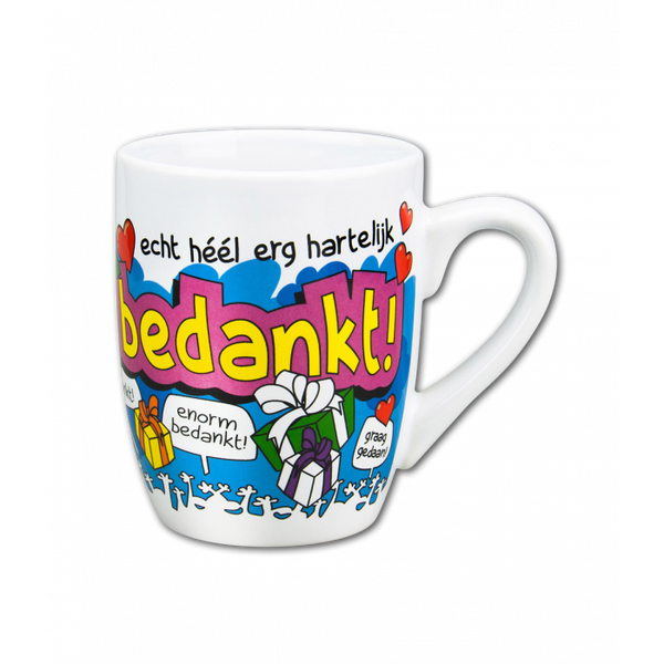 Bedankt - cartoonmok