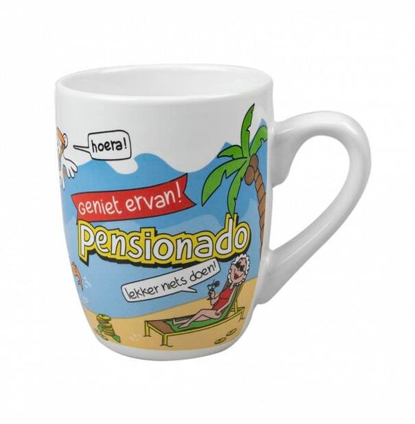 Pensioen / pensionado - cartoonmok