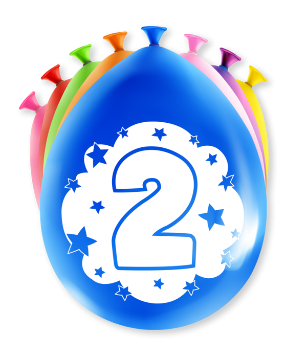 2 Jaar - party ballonnen