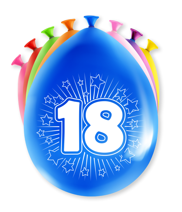 18 Jaar - party ballonnen