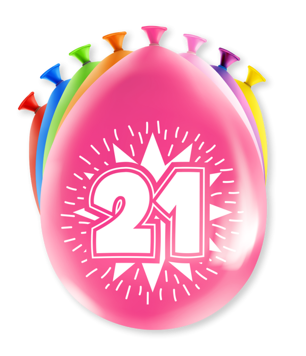 21 Jaar - party ballonnen