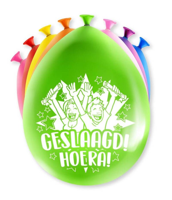 Geslaagd! hoera! - party ballonnen