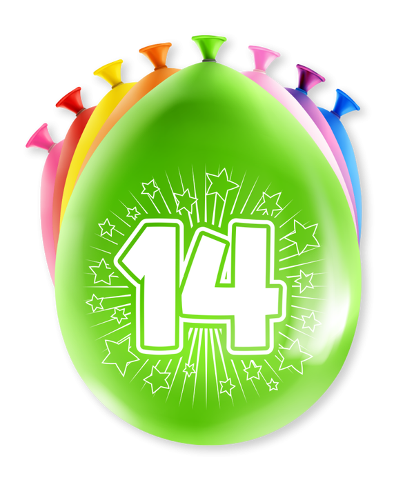 14 Jaar - party ballonnen