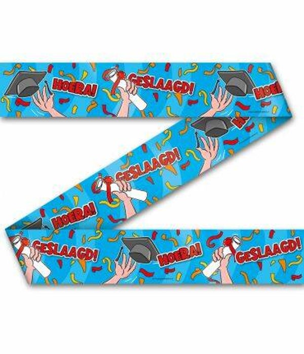 Geslaagd! hoera! - afzetlint