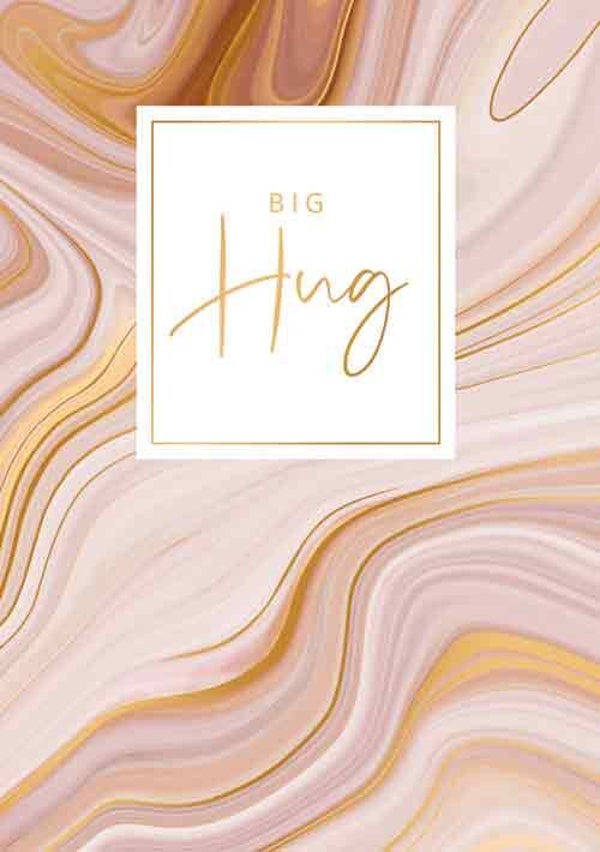 Big hug - wenskaart gold rush