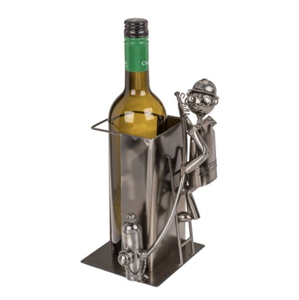 Brandweerman - fleshouder metaal