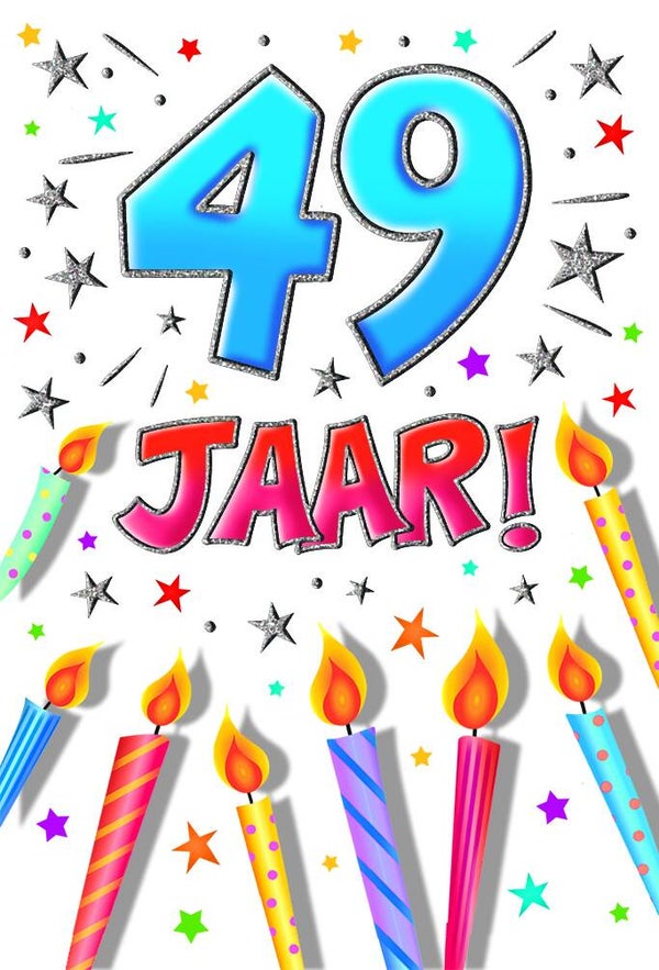 49 Jaar - wenskaart that funny age