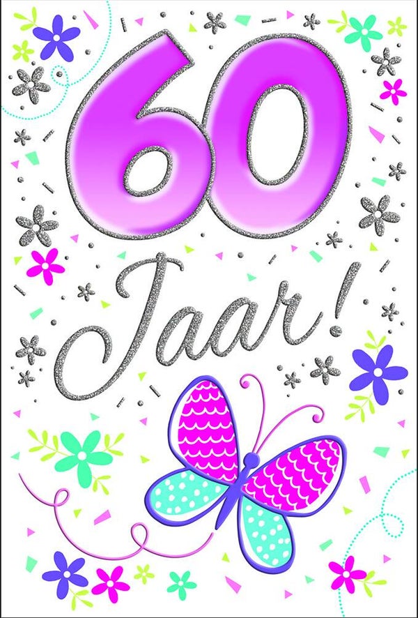 60 Jaar - wenskaart that funny age