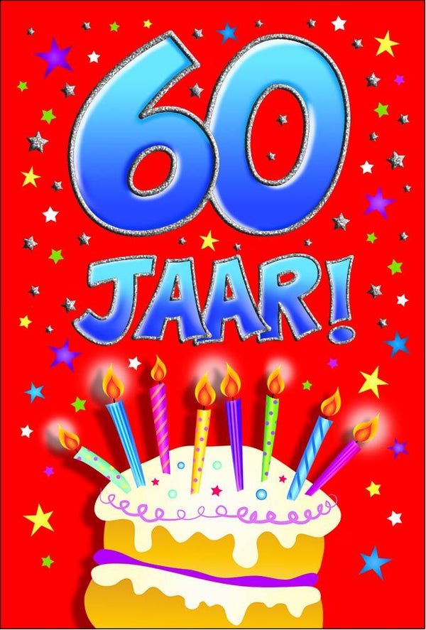 60 Jaar - wenskaart that funny age