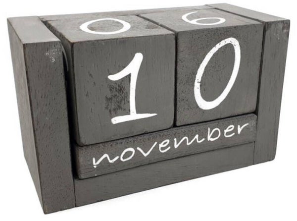 Kalender blokken woodart