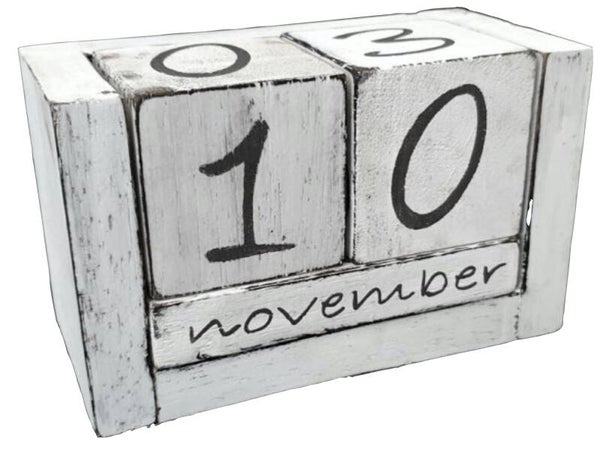Kalender - blokken woodart