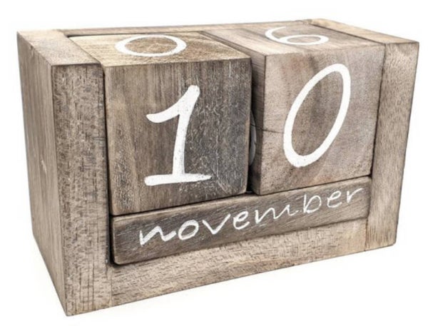 Kalender -  blokken woodart