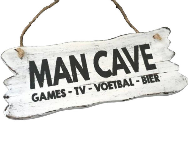 Man cave - bord hangend woodart