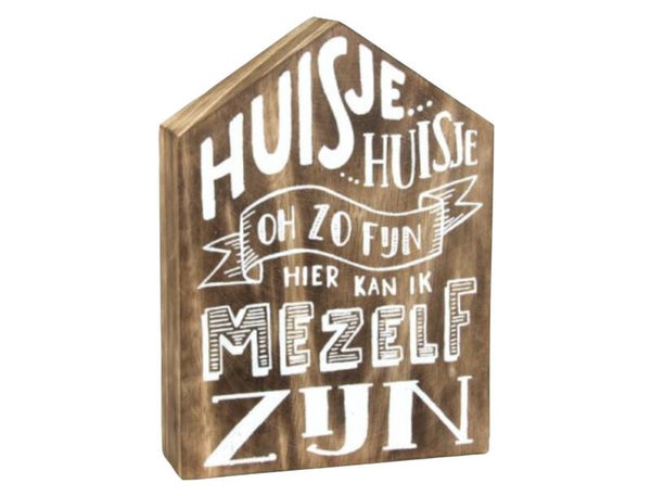 Huisje... huisje oh zo fijn... - huisje woodart