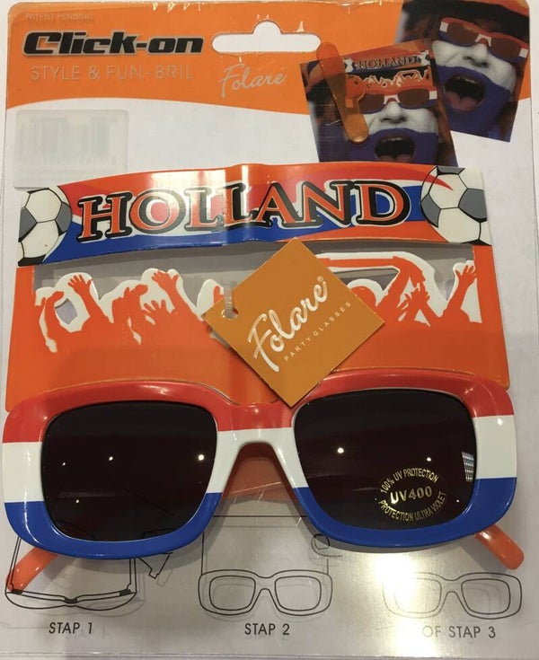 Bril Holland - banner rood wit blauw