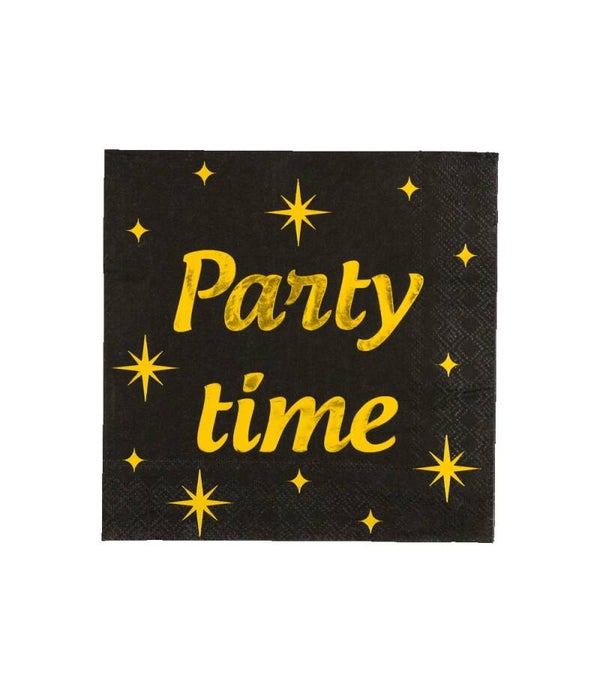 Party time - classy party servetten