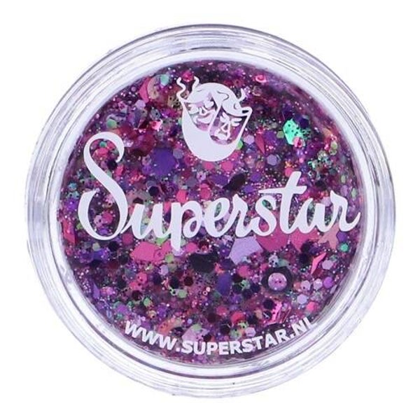 Pressed chunky glitter Cream Unicorn Fizz -  bakje glitter wax