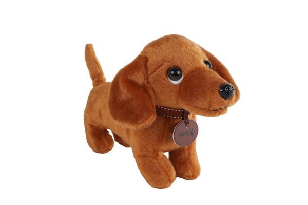 Teckel bruin - knuffel