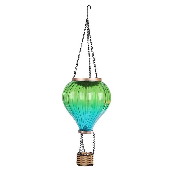 Luchtballon - LED solar groen/blauw