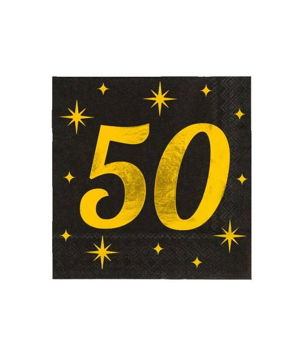 50 Jaar - classy party servetten