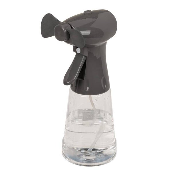 Waterverstuiver / watersproeier met ventilator op batterijen - grijs