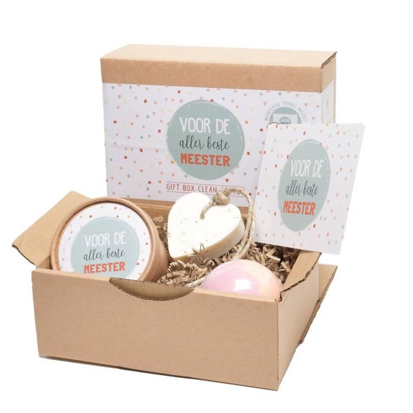 Voor de allerbeste meester - giftbox soap
