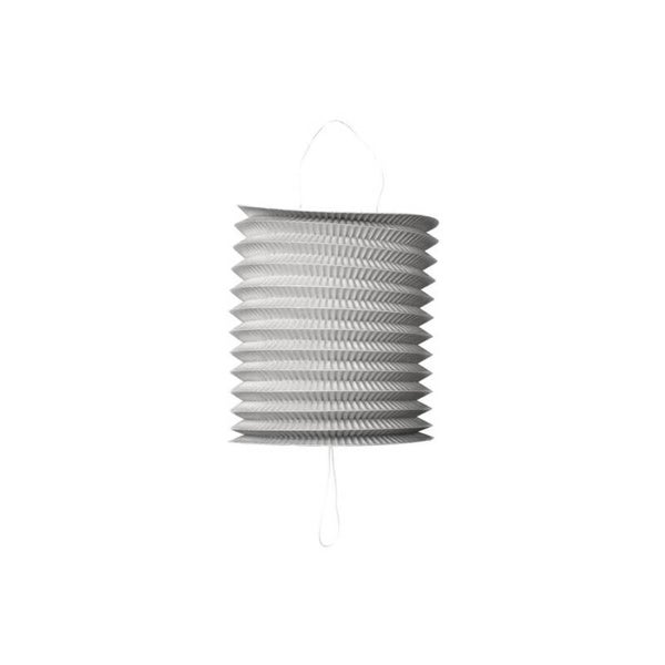 Lampion - metallic zilver