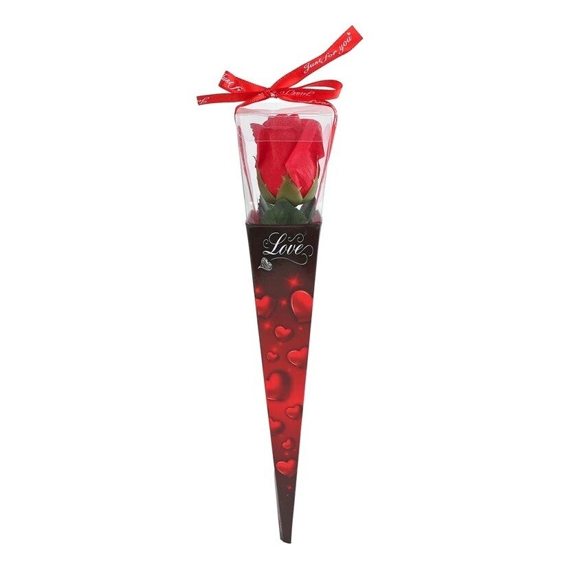 Roos voor jou "Love" Valentijn - rood