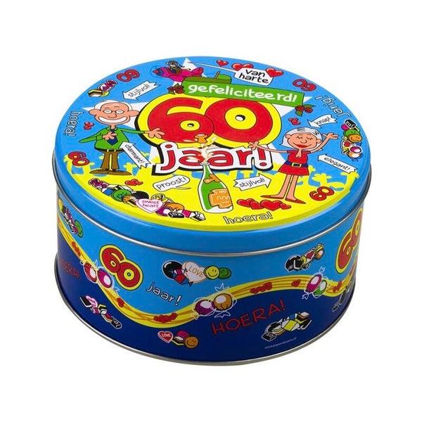 60 Jaar - snoeptrommel