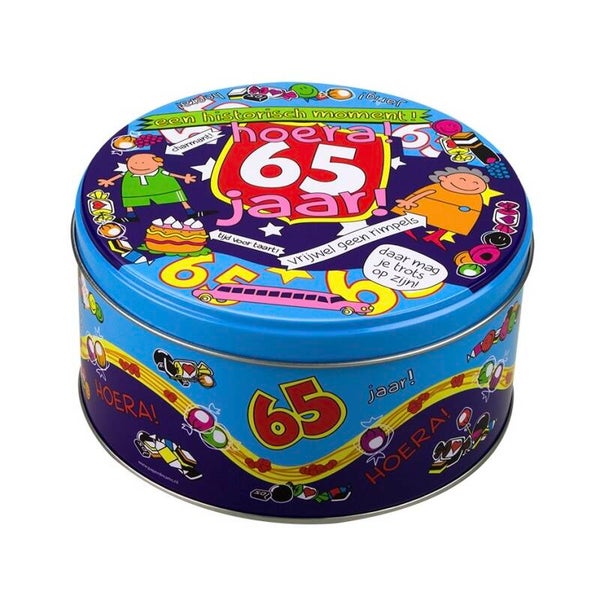 65 Jaar - snoeptrommel