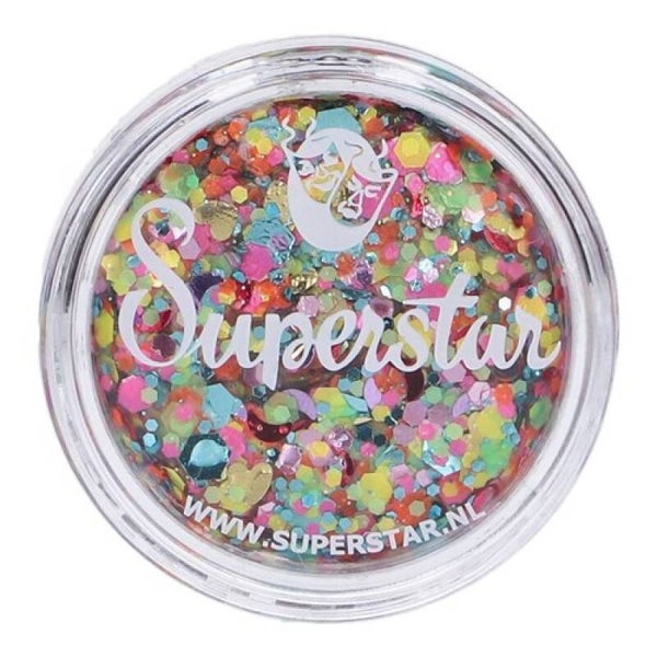 Pressed chunky glitter Colour Splash -  bakje glitter wax