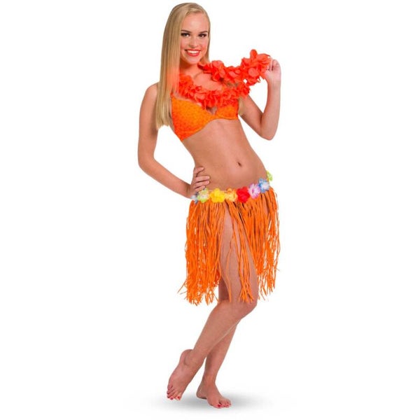 Hawaii rokje - oranje