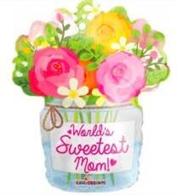 World's sweetest mom! - folieballon