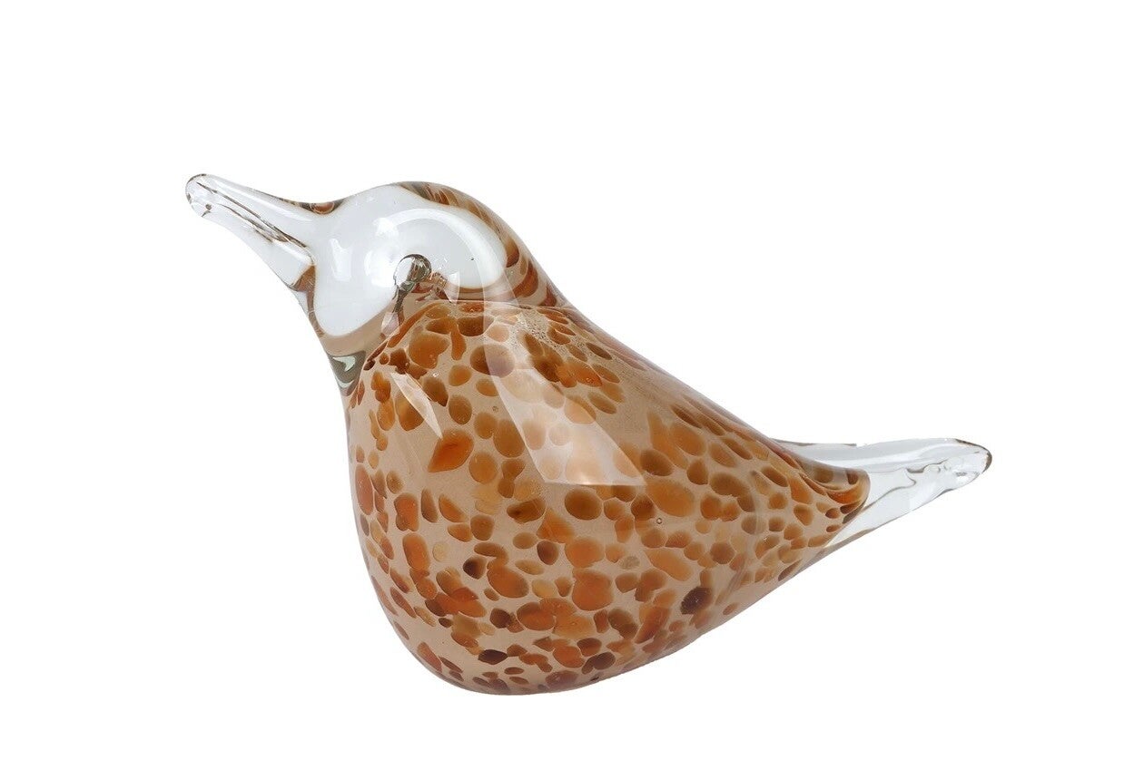 Sculptuur Bird - vogel glas