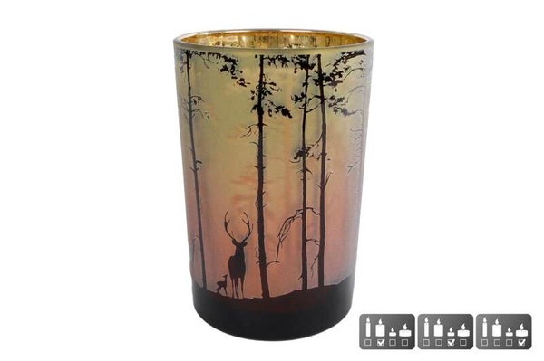 Forest L - sfeerlicht houder glas