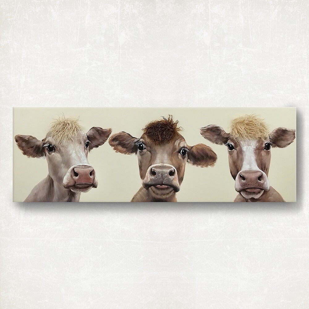 Cow Family - schilderij