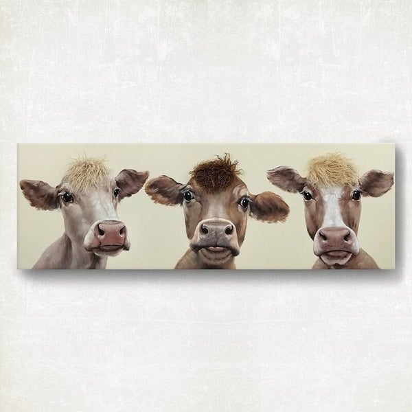 Cow Family - schilderij