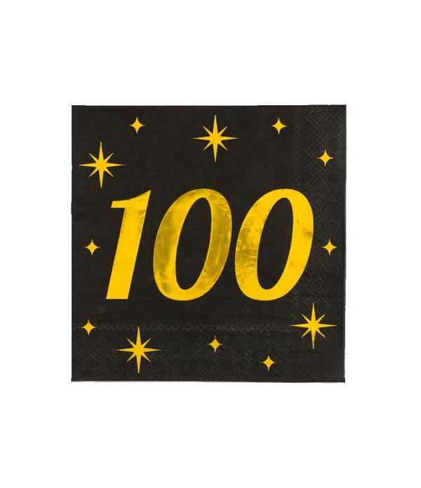 100 Jaar - classy party servetten